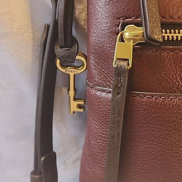 Fossil Brown Crossbody Bag - Picture 2 of 6